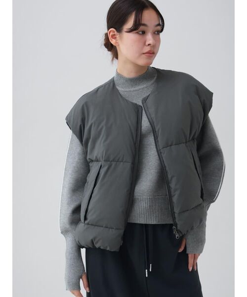 【トロ】Margaux Vintage ダウンベストダブルジップ Margaux Vintage マルゴーヴィンテージ ダウンベストダブルジップ