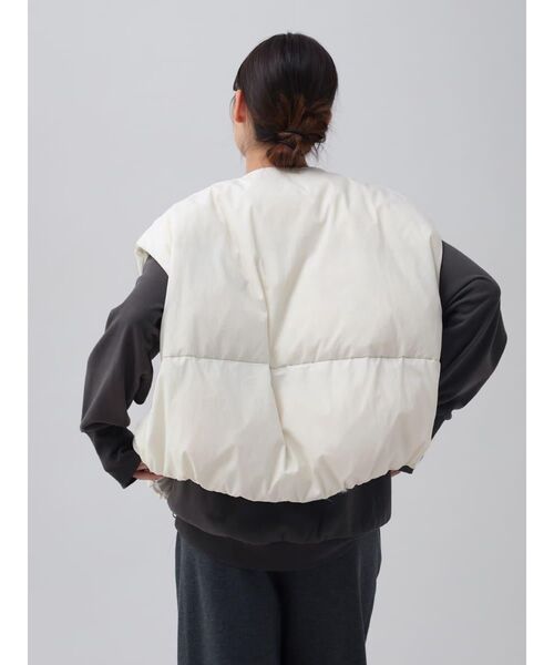 YORT ダウンベスト ベスト ダブルジップダウンベスト レディース