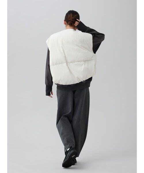 YORT ダウンベスト ベスト ダブルジップダウンベスト レディース