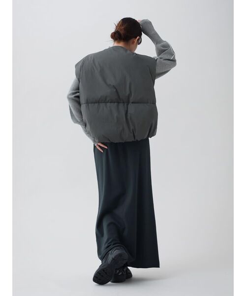 YORT ダウンベスト ベスト ダブルジップダウンベスト レディース