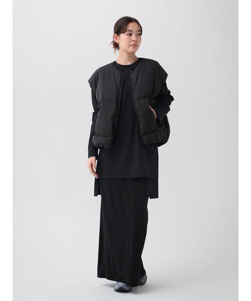 YORT ダウンベスト ベスト ダブルジップダウンベスト レディース