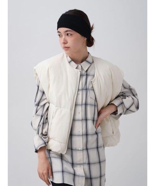 YORT ダウンベスト ベスト ダブルジップダウンベスト レディース