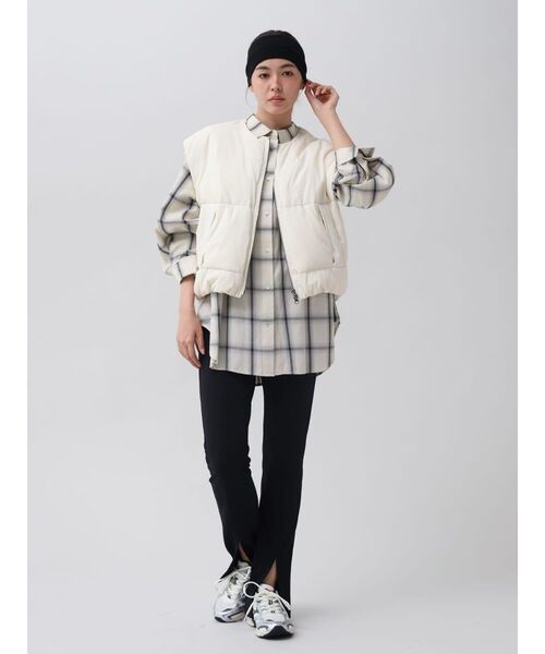 YORT ダウンベスト ベスト ダブルジップダウンベスト レディース