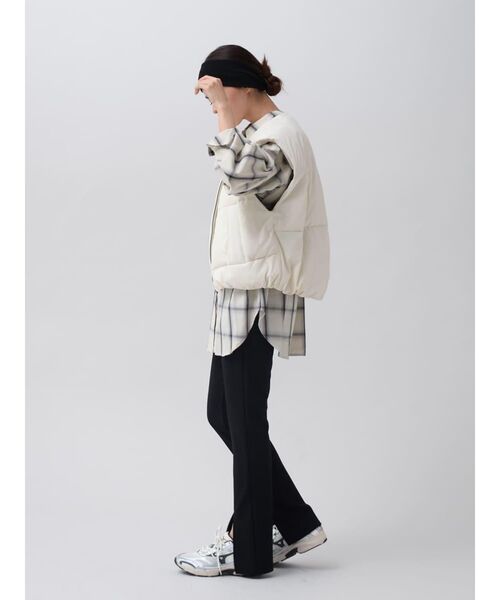 YORT ダウンベスト ベスト ダブルジップダウンベスト レディース