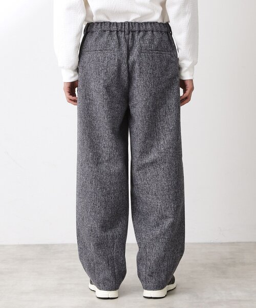 THE SHOP TK パンツ ツイードワイドパンツ 「洗濯機OK／セットアップ可