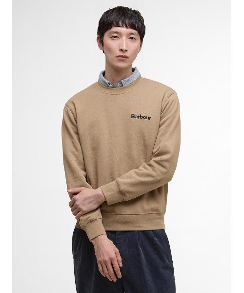 Barbour（バブアー） トレーナー スウェット Allenbyワンポイント ロゴ