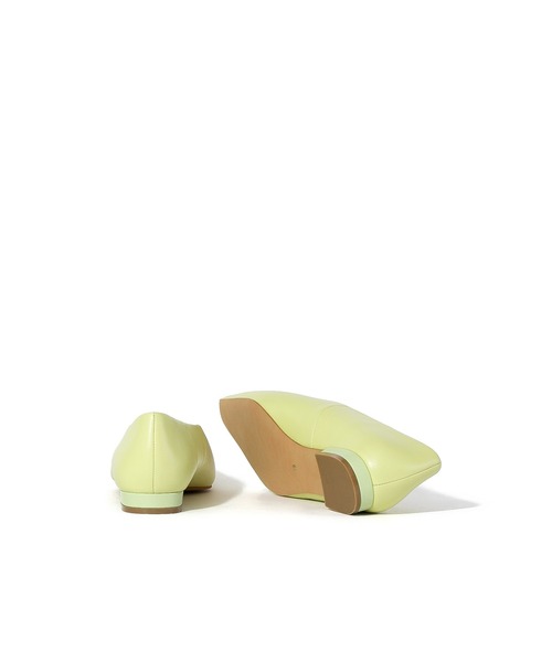 「Daniella&GEMMA」 フラットパンプス 37 イエロー レディース_画像3