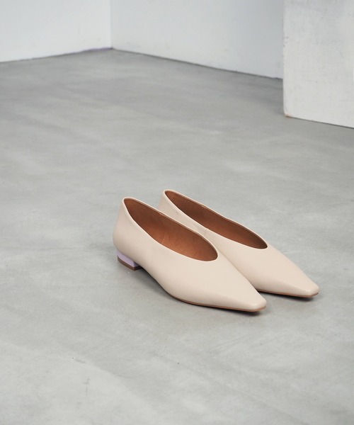 「Daniella&GEMMA」 フラットパンプス 37 イエロー レディース_画像8