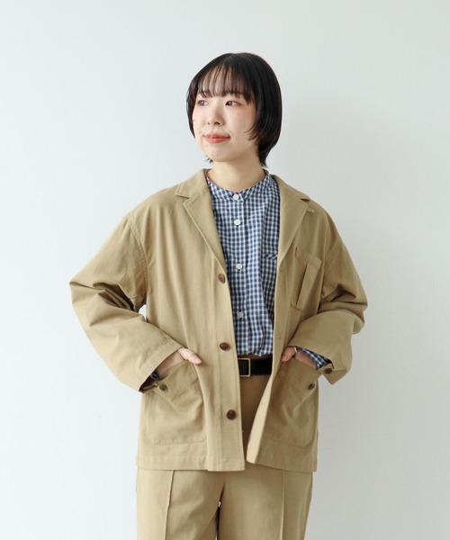 PAR ICI(パーリッシィ) ジャケット テーラードジャケット 綿麻 PAR ICI(パーリッシィ) ジャケット テーラードジャケット 綿麻