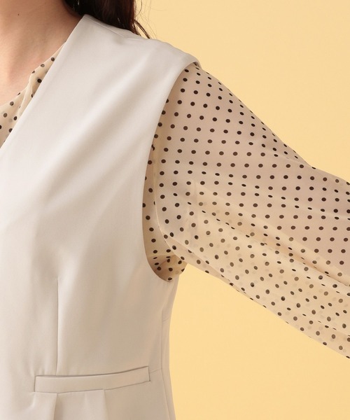 ☆専用！♡c-♡様☆ELLA ella エラ　ツイードベスト　ジレ 2026年最新】ella ジレの人気アイテム - メルカリ