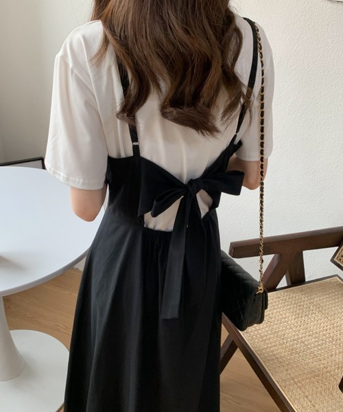 「ABITOKYO」 キャミソールワンピース M ブラック レディース_画像2