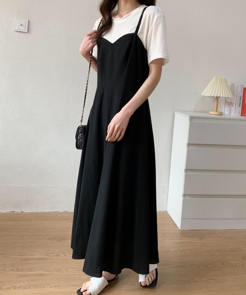 「ABITOKYO」 キャミソールワンピース M ブラック レディース_画像7