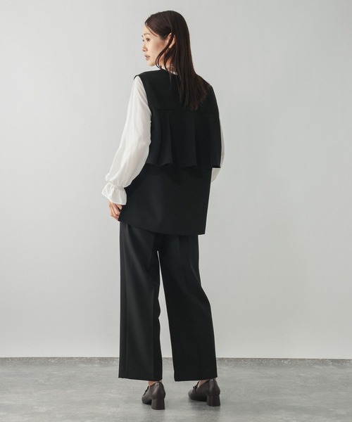 GLOBAL WORK（グローバルワーク） パンツドレス ストレッチベスト