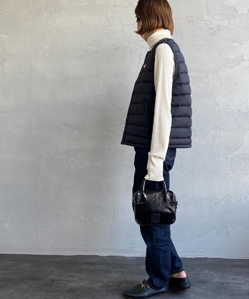 Danton（ダントン） ダウンベスト S ブラック レディース : ZOZOTOWN