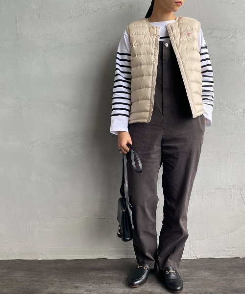 Danton（ダントン） ダウンベスト S ブラック レディース : ZOZOTOWN