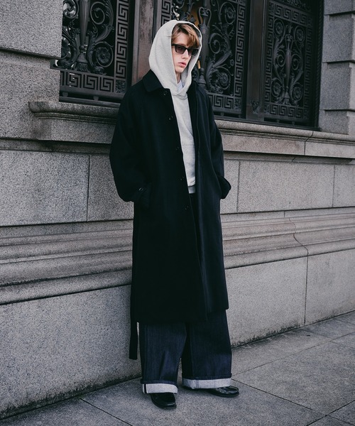 Regen Glanz ステンカラーコート コート wool balmacaan long coat