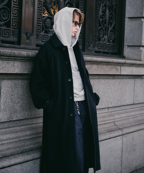 Regen Glanz ステンカラーコート コート wool balmacaan long coat