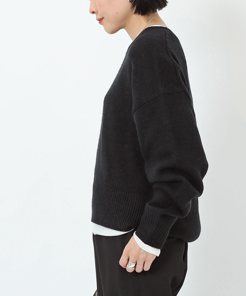「AP STUDIO」 長袖ニット FREE ブラウン レディース_画像5