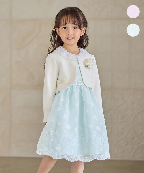 ANY（エニィ） ワンピース 総刺繍 花柄ワンピース キッズ 子供服