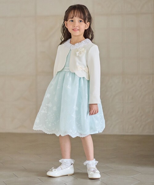 ANY（エニィ） ワンピース 総刺繍 花柄ワンピース キッズ 子供服