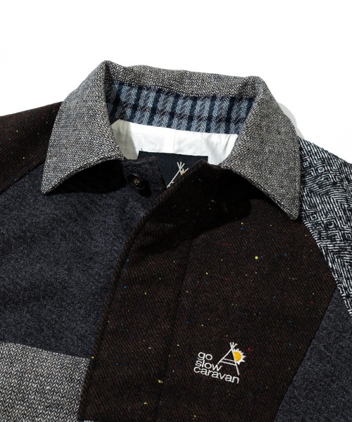 ゴースローキャラバン go slow caravan クレイジー コート ウール混