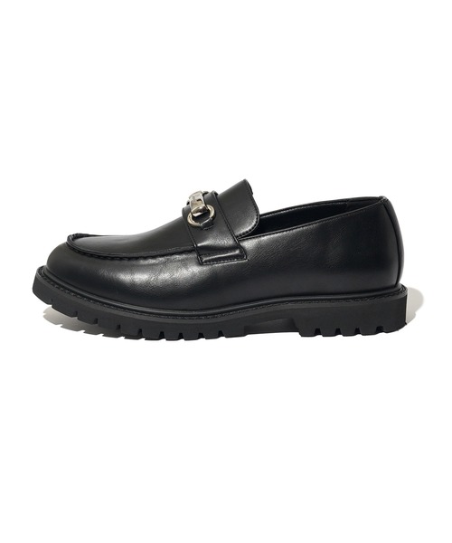 「Subciety」 ローファー X-LARGE ブラック メンズ_画像6