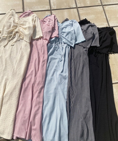 「one after another NICE CLAUP」 コンビワンピース FREE ブラック系その他 レディース_画像5