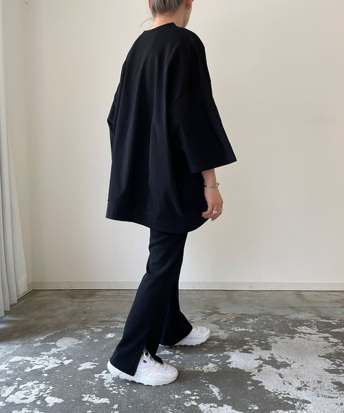 y/m by MIHO」 7分袖カットソー FREE ホワイト レディース : ZOZOTOWN