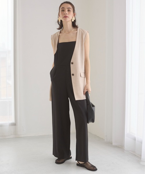 「ANGIE」 ベスト FREE ブラウン レディース_画像2