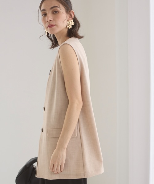 「ANGIE」 ベスト FREE ブラウン レディース_画像6