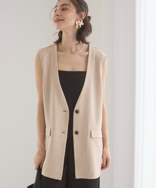 「ANGIE」 ベスト FREE ブラウン レディース_画像8