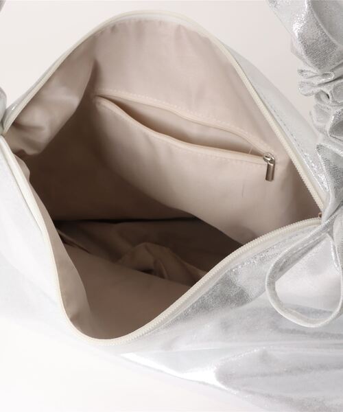 「DIAVEL」 トートバッグ F シルバー レディース_画像3