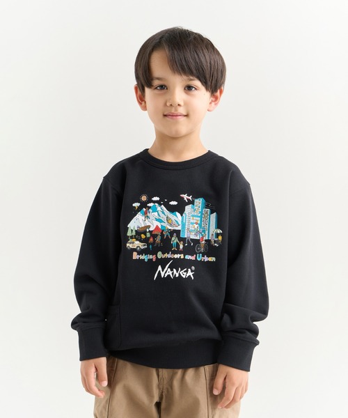 NANGA（ナンガ） トレーナー ECO HYBRID KIDS SWEAT/BOU1/エコ