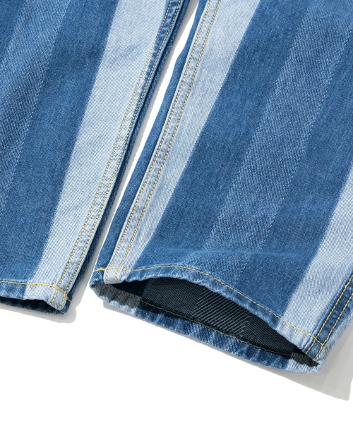 「go slow caravan」 デニムパンツ MEDIUM ライトインディゴブルー メンズ_画像7