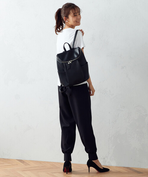 「MONO COMME CA」 リュック FREE ブラック レディース_画像3