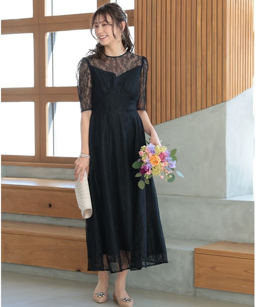 「PREFERIR」 半袖ワンピース SMALL ブラウン レディース_画像9