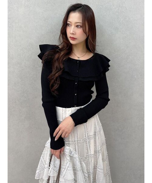 MERCURYDUO（マーキュリーデュオ） スカート アシメヘムラッフルフレア