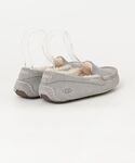 「UGG」 モカシンシューズ 23 グレー レ...の詳細画像1