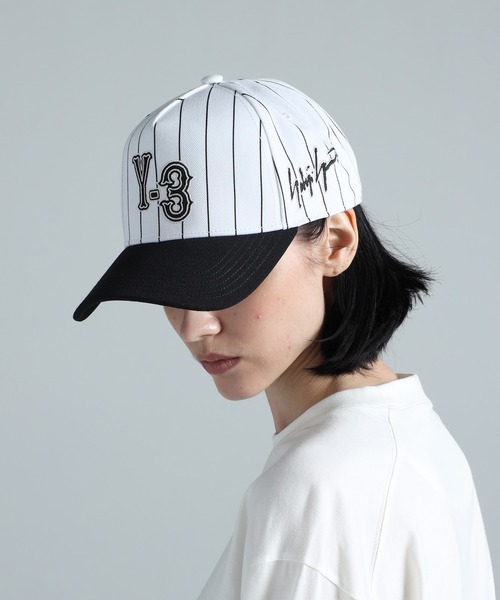 Y-3 キャップ 帽子 PINSTRIPE CAP メンズ レディース : ZOZOTOWN Yahoo
