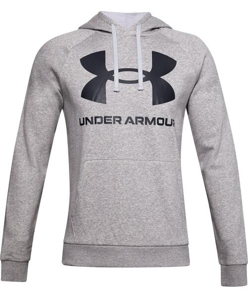 「UNDER ARMOUR」 プルオーバーパーカー X-LARGE ダークグレー メンズ_画像9