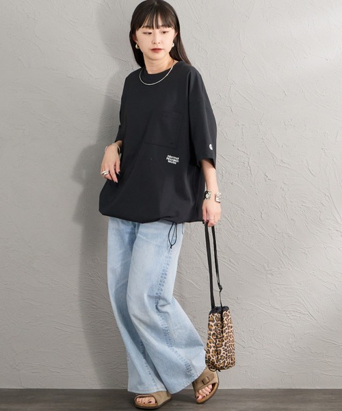 ★新品級　マックスマーラー❤︎カットトビードットシャツ✨ロゴボタン❤︎ゆったり　XL Marmot（マーモット） uvカット tシャツ 別注 ドローコード付き