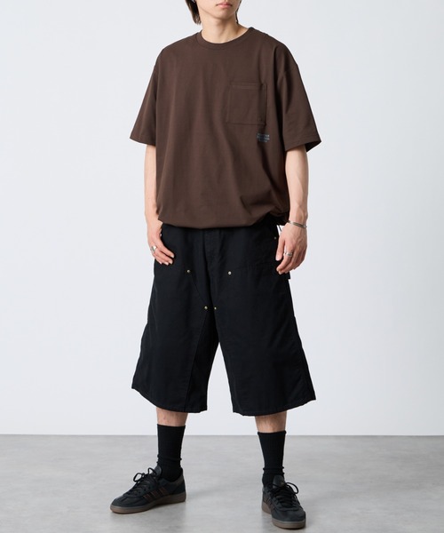 Marmot（マーモット） tシャツ 半袖 別注 ドローコード付き ポケット