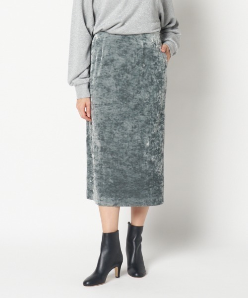 「HELIOPOLE」 タイトスカート 36 ブラウン レディース_画像3