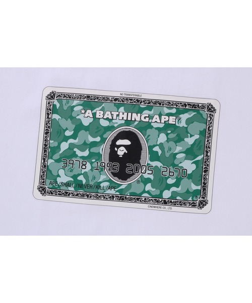 tシャツ BAPE CARD TEE BAPEC メンズ レディースの画像