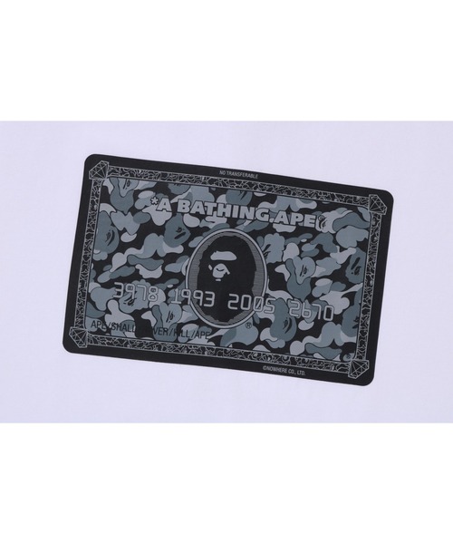 tシャツ BAPE CARD TEE BAPEC メンズ レディースの画像