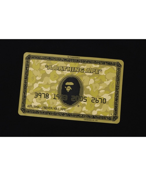 tシャツ BAPE CARD TEE BAPEC メンズ レディースの画像