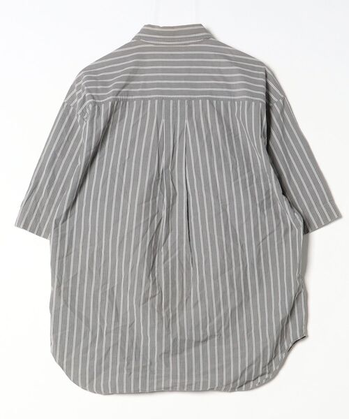 MHL.（エムエイチエル） 7分袖シャツ X-LARGE グレー メンズ