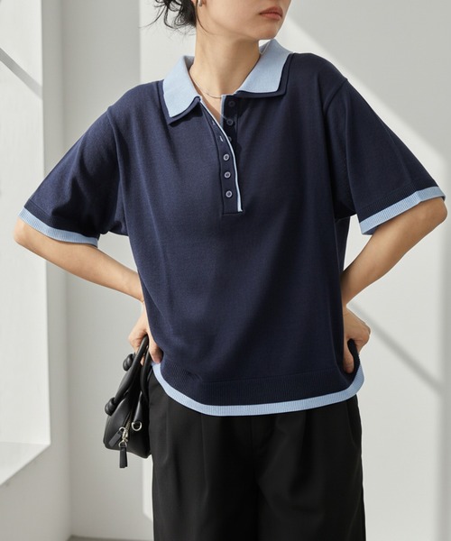 LACOSTE（ラコステ） 半袖ポロシャツ 34 ブラック レディース