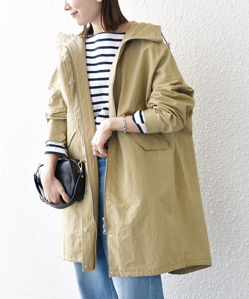 SHIPS any 「SHIPS any」 コート ONE SIZE ベージュ レディース