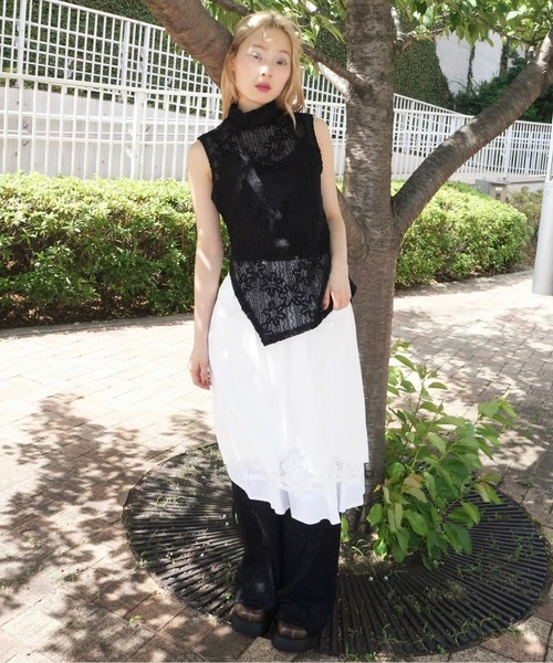 「musubore」 パンツ 1 ブラック レディース_画像2